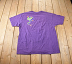 Vintage 1990s Tree Frog Theme Single Stitch Graphic T-Shirt Made In USA Size XL