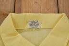 Vintage 1970s Deadstock American Aero Lights Embroidered Polo T Shirt