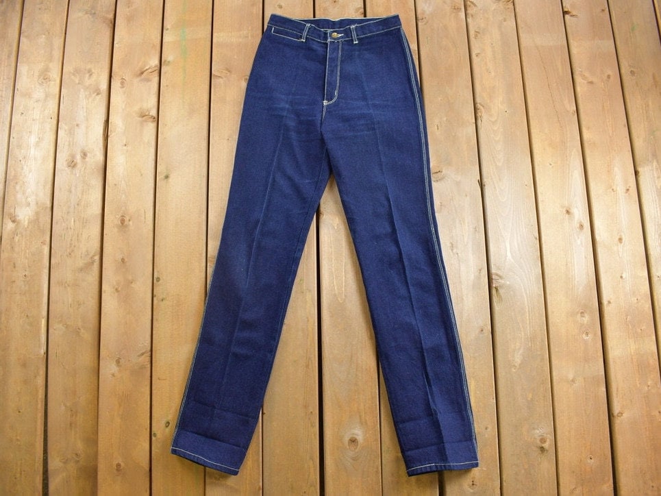 Vintage 1980s Road Runner Pleated Denim Jeans Size