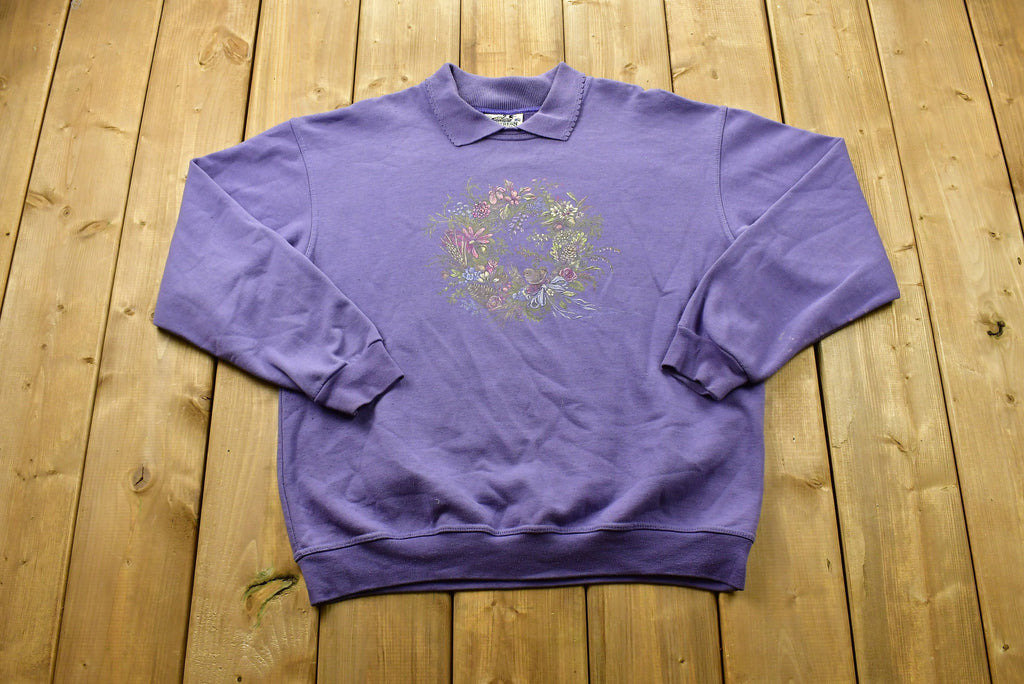 Vintage 90s Northern Reflections Collared Crewneck