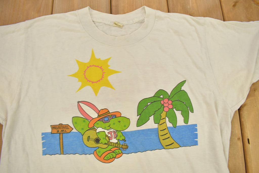 Vintage 1993 Jimmy Buffett Margaritaville Graphic T-Shirt