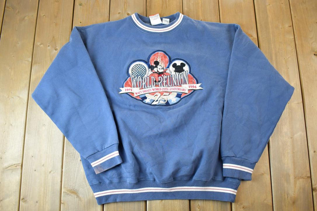 Vintage 1996 Walt Disney World 25th Anniversary Mickey Mouse Crewneck