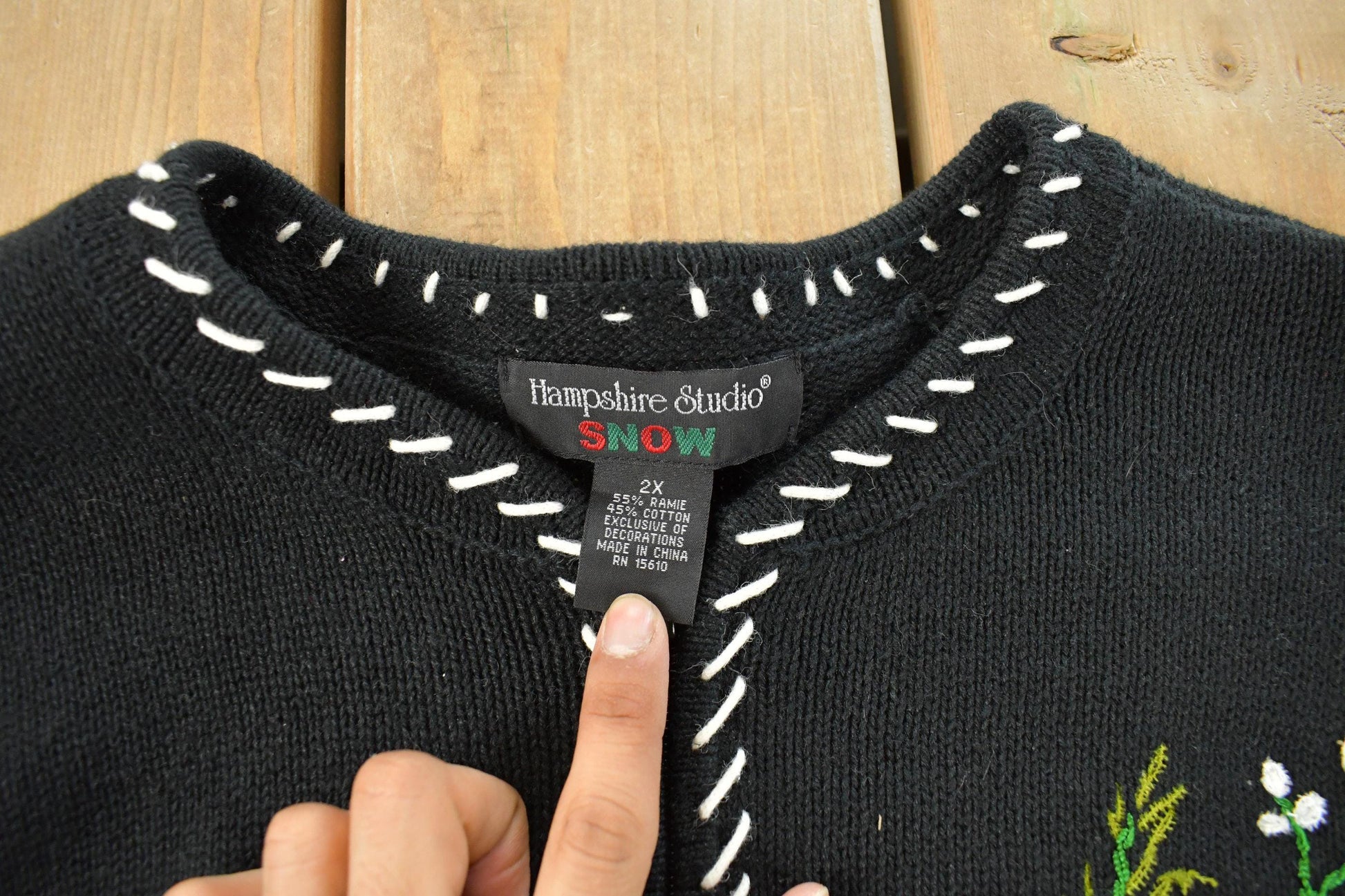 Vintage 1990s Cardinal Birds Graphic Knit Cardigan Sweater Women's 2X