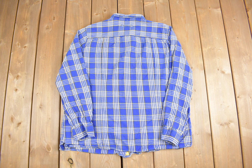 Vintage 1990s Plaid Button Up Shirt
