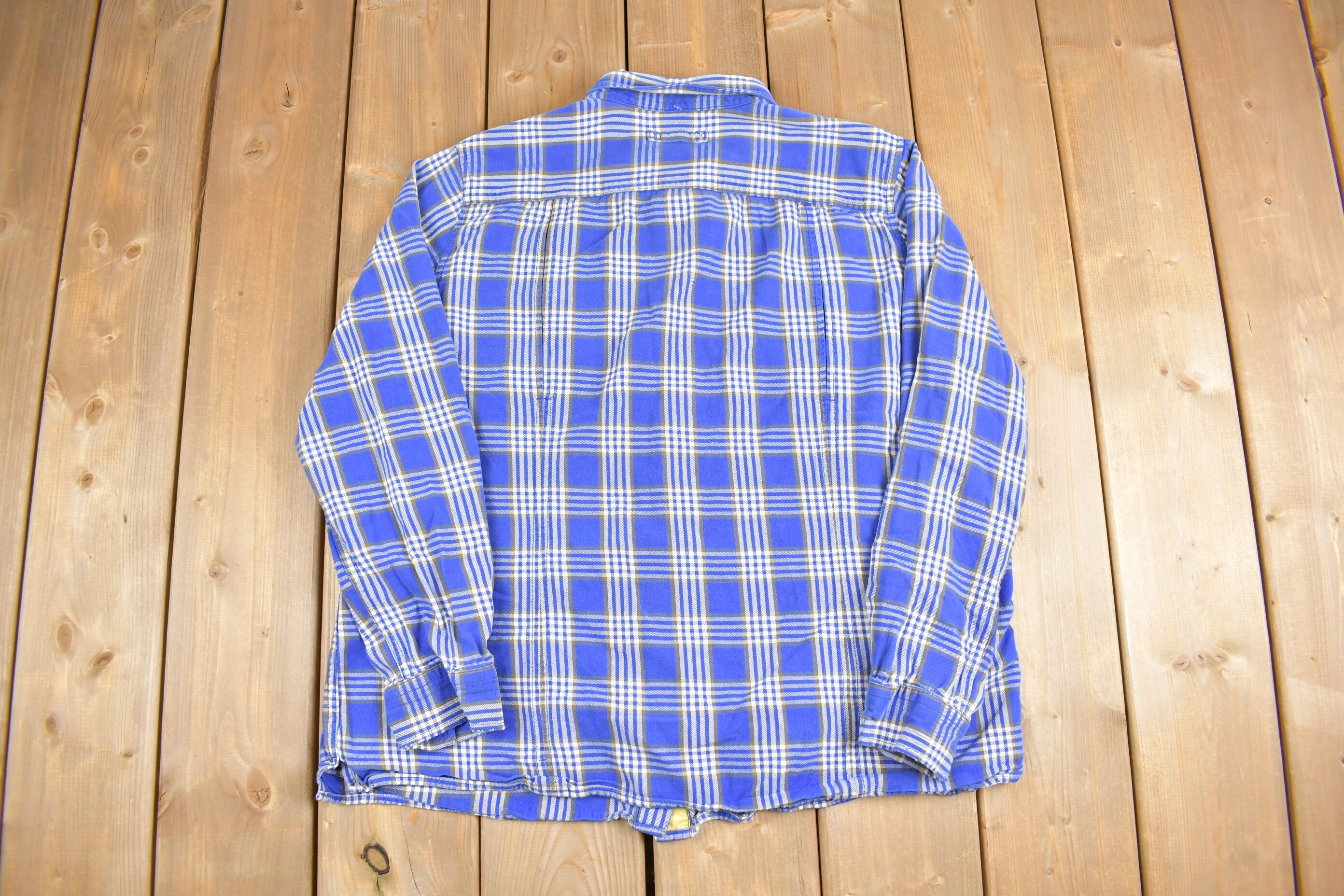 Vintage 1990s Plaid Button Up Shirt