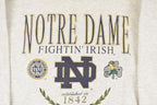 Vintage 1990s Notre Dame University Collegiate Crewneck Sweatshirt Men's Large