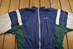 Vintage 1990s Nike Women's Windbreaker Track Suit Size M (8-10)
