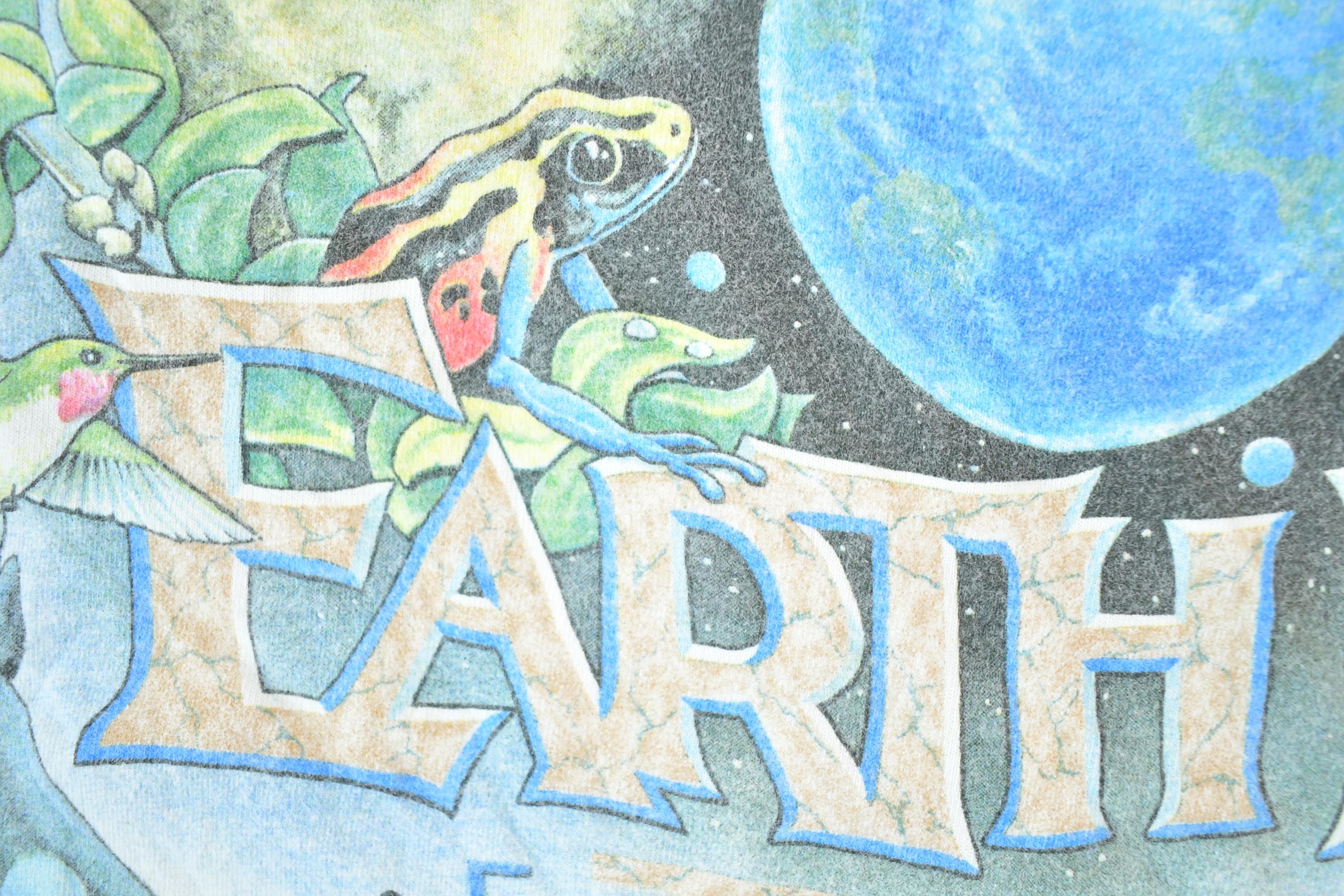 Vintage 1995 Earth Day Outdoorsman T-Shirt Mens XL