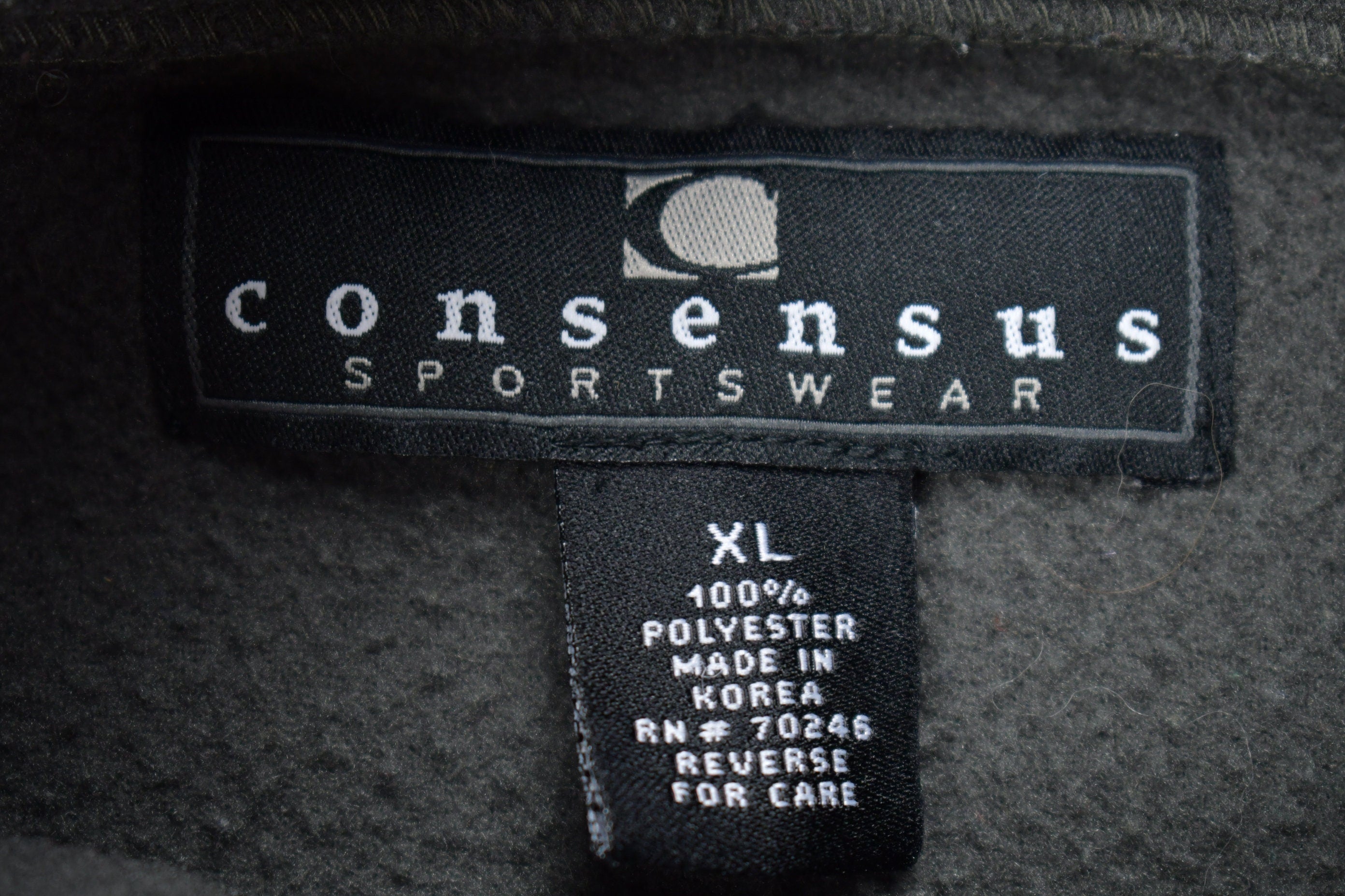 Vintage 1990s Consensus Sportswear Fleece Sweater Vest