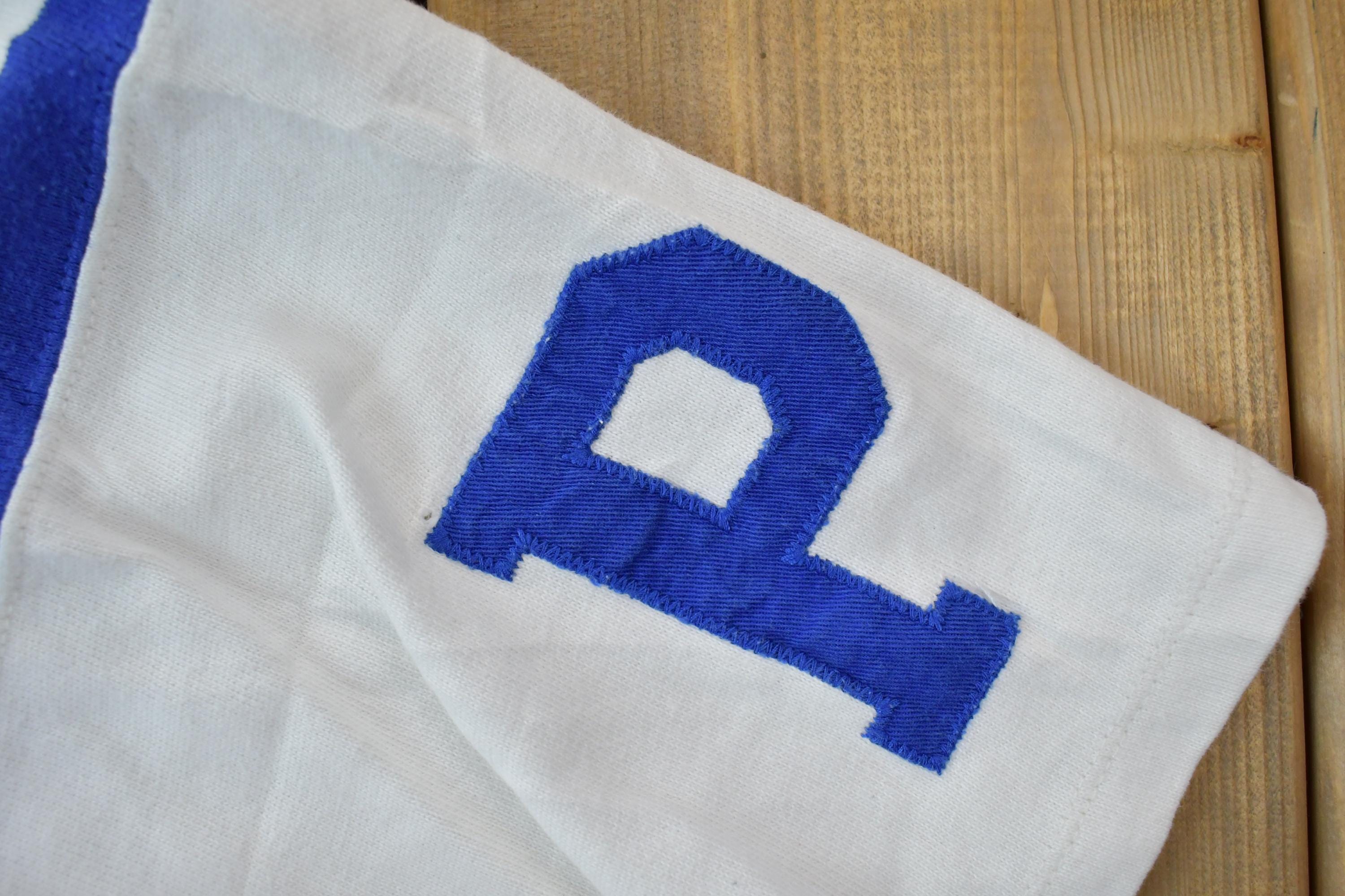 Vintage 1990s Polo Jeans Co Ralph Lauren 67 Graphic Football T-Shirt