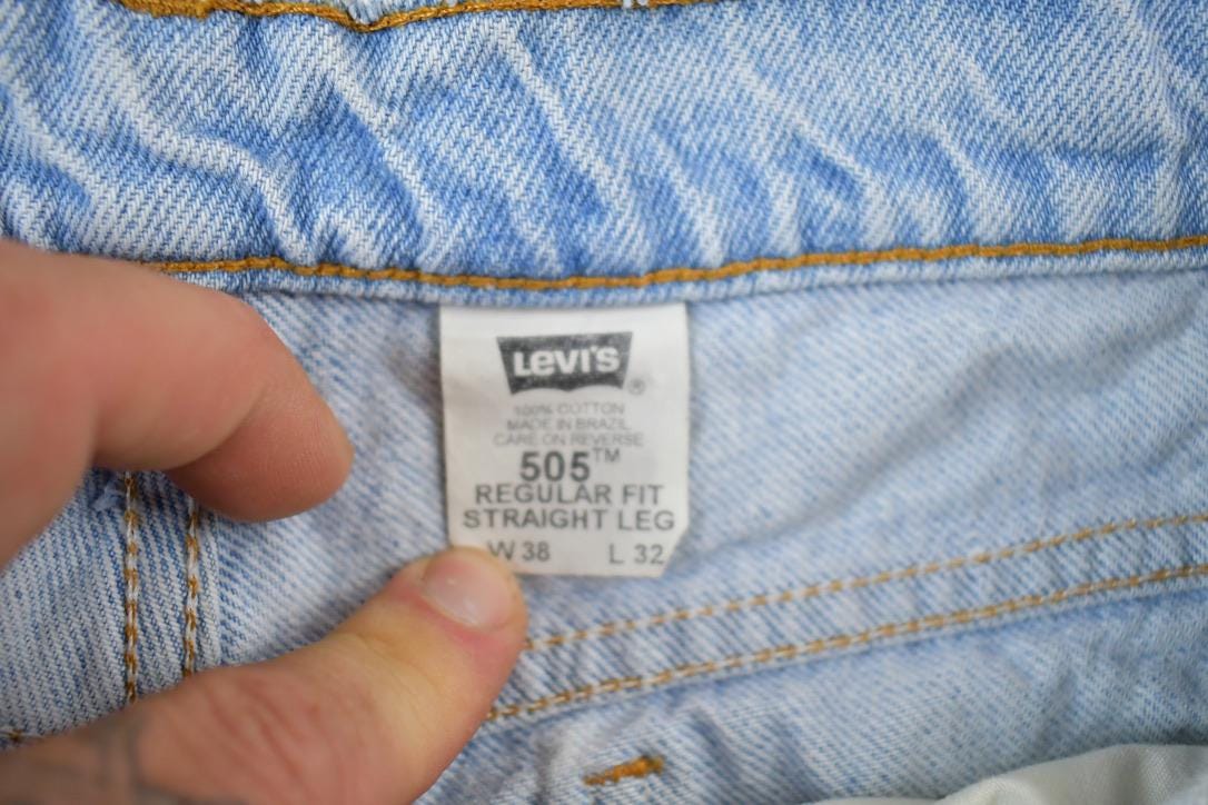Vintage 1960s Levi Strauss 505 Orange Tab Denim Jeans Size 31 x 30 Made In USA  Vintage Denim  Vintage Levis  Retro Jeans