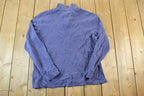 Vintage 1990s Polo Ralph Lauren Quarter Zip Sweatshirt Made In USA