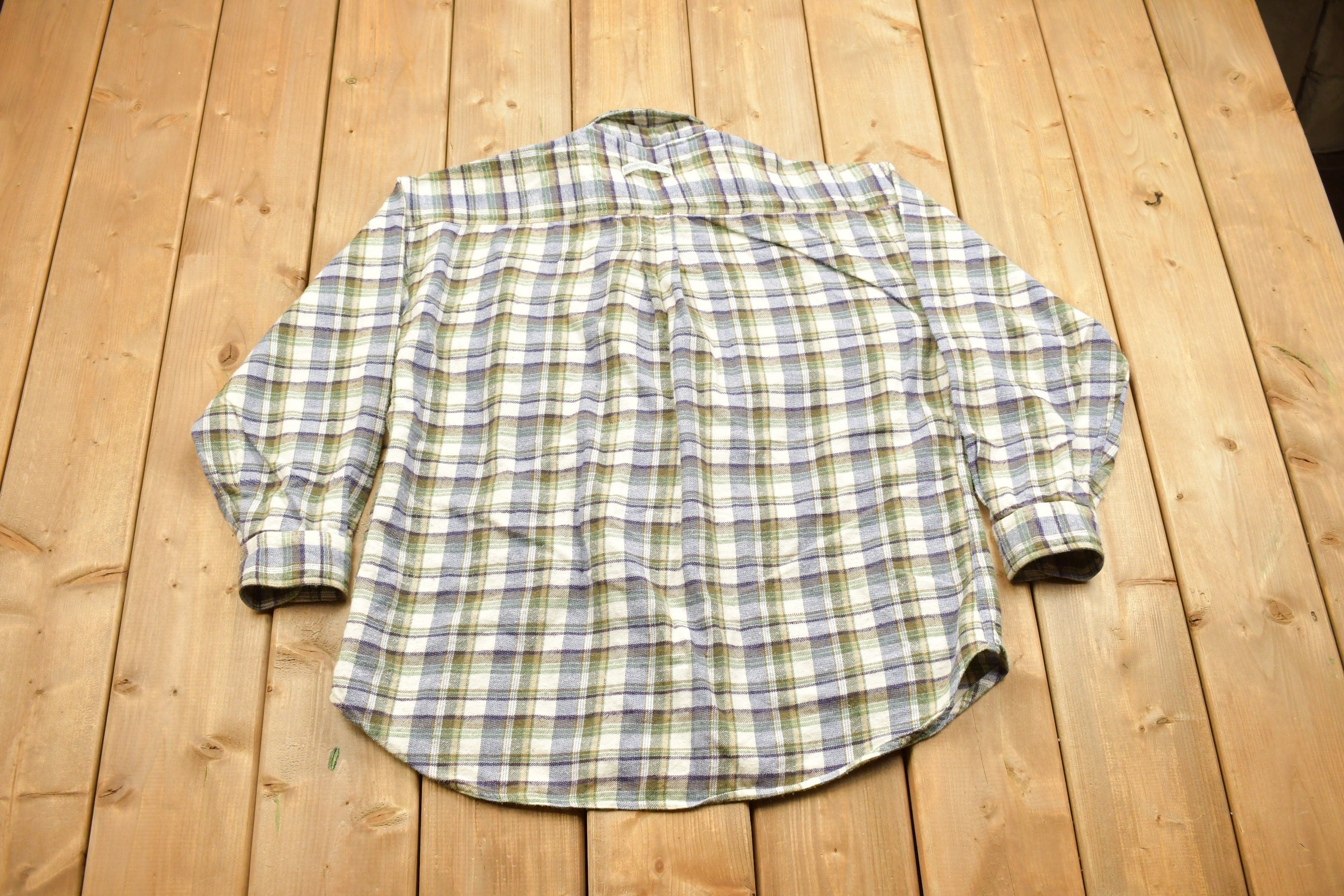Vintage 1990s Northern Reflections Plaid Flannel Button Up Shirt