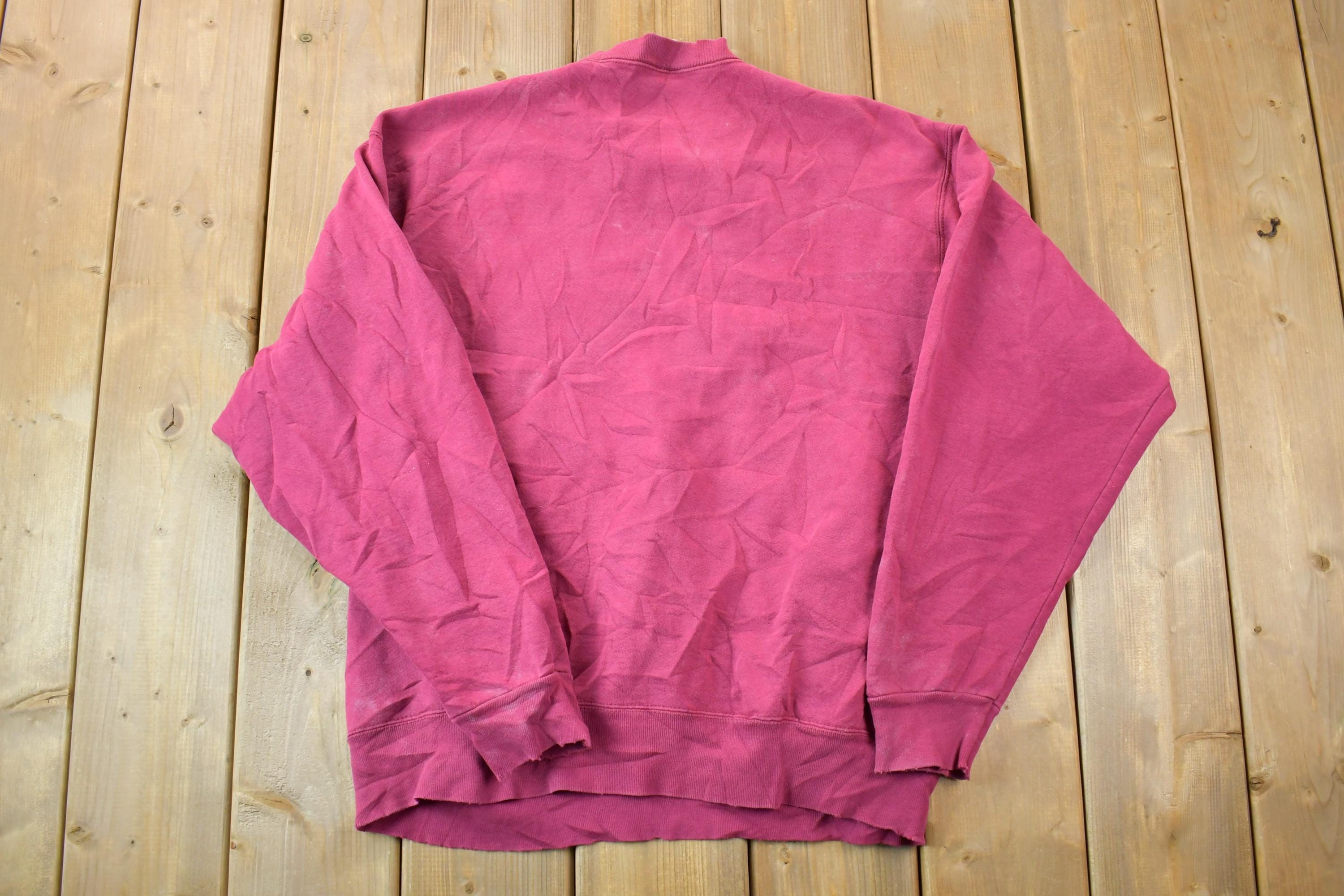 Vintage 1990s Drake Law University Collegiate Crewneck  Embroidered  NCAA Sweatshirt  Sportswear  Americana