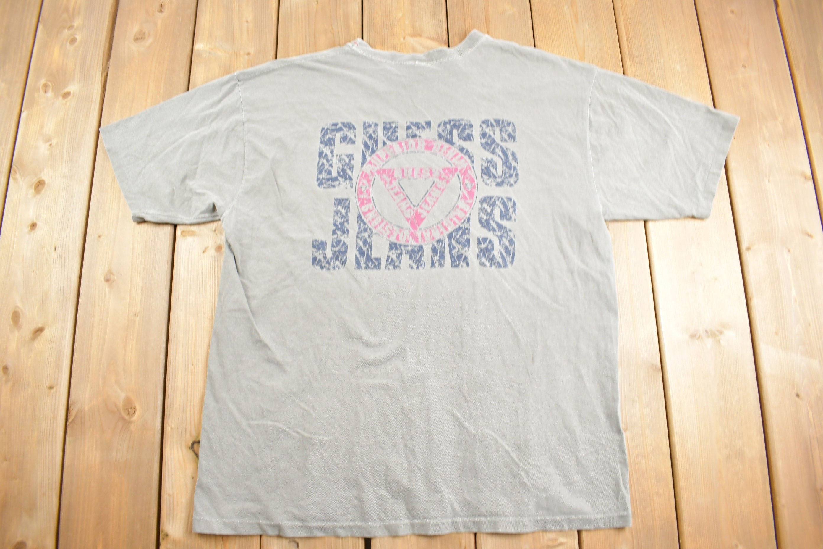 Vintage 1990s Guess Jeans Graphic T Shirt