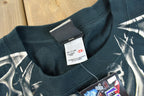 Vintage 2001 Deadstock Liquid Blue Dragon Wizard Big Graphic T-Shirt
