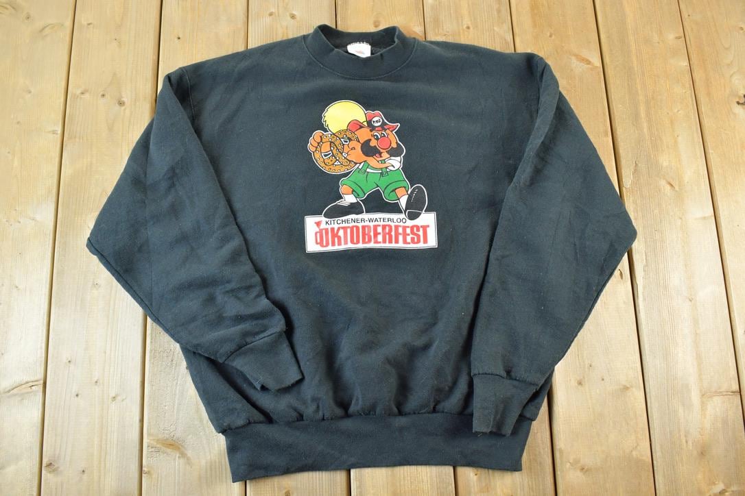 Vintage 1990s Kitchener Waterloo Oktoberfest Crewneck Sweatshirt Made In USA