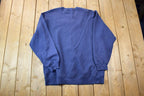 Vintage 1990s Russell Athletic Blank Blue Crewneck Sweatshirt