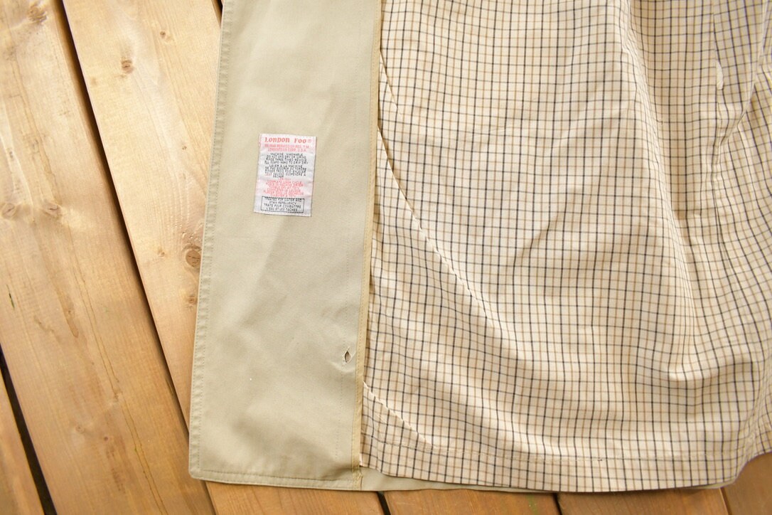 Vintage 1980s Satin London Fog Rain Jacket