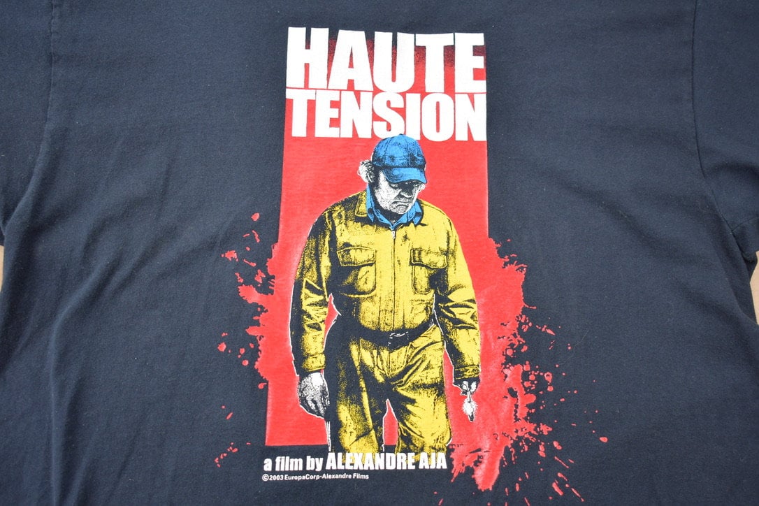 Vintage 2003 Haute Tension Horror Movie Promo T-Shirt