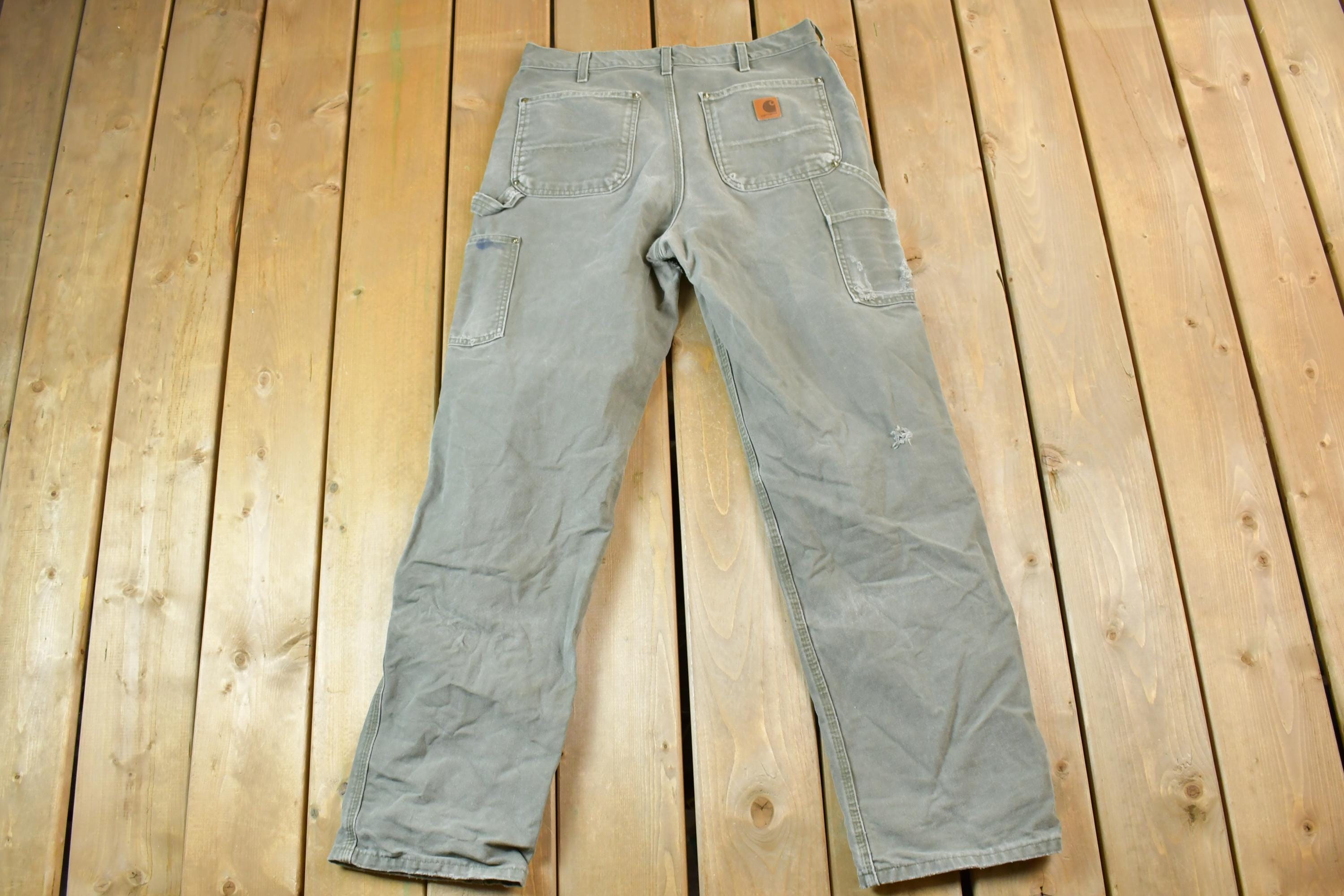 Vintage 1990s Carhartt Double Knee Work Pants Size 32 x 34