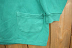 Vintage 1990s Talbots Teal Zip Up Hoodie