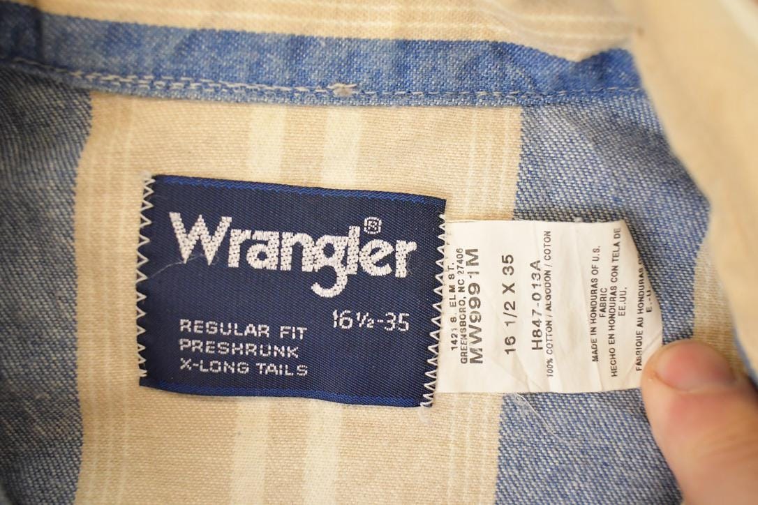 Vintage 1990s Wrangler Rodeo Button Up Shirt Mens L