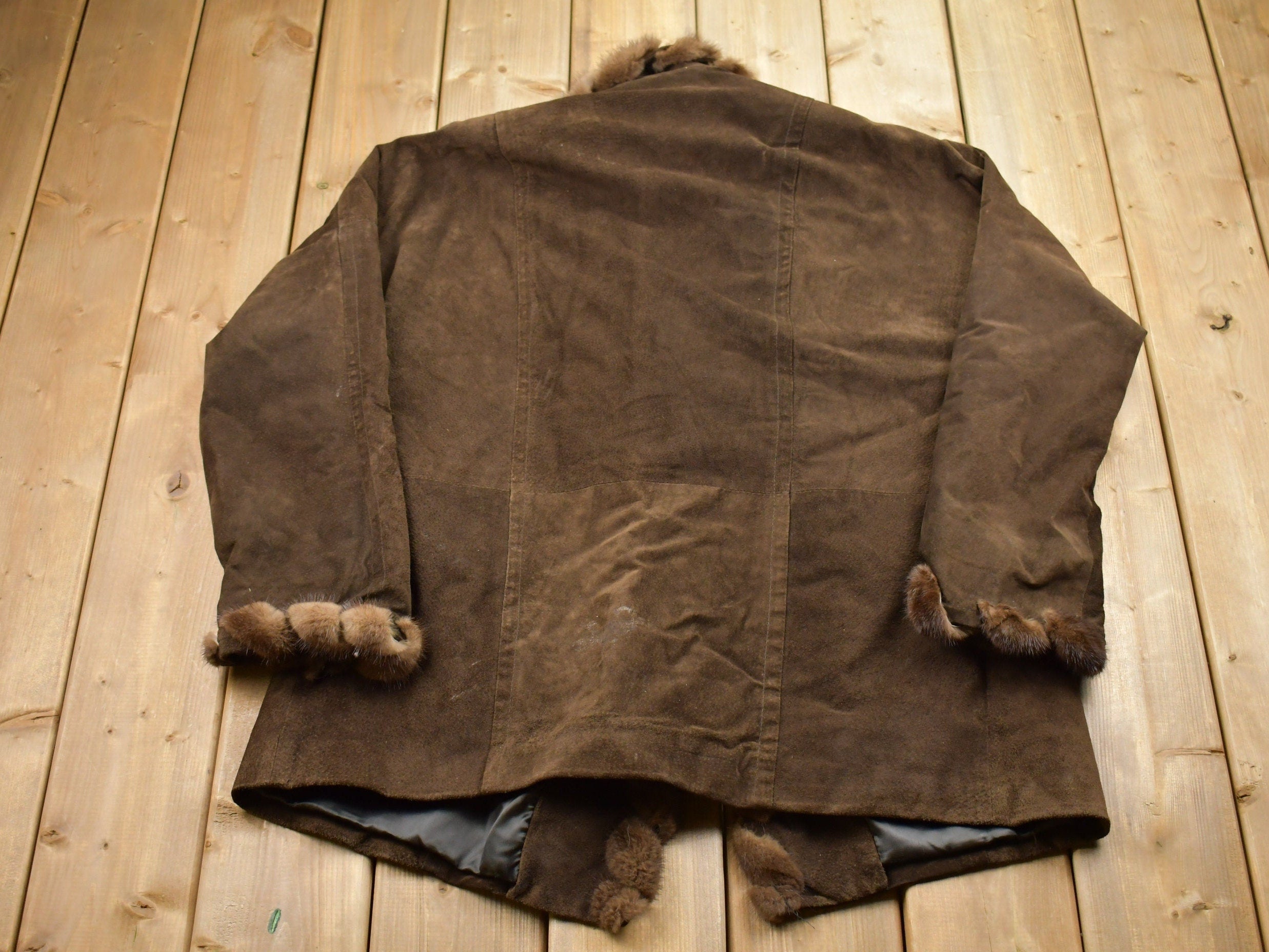 Vintage 1990s J Percy Marvin Richards Leather Jacket