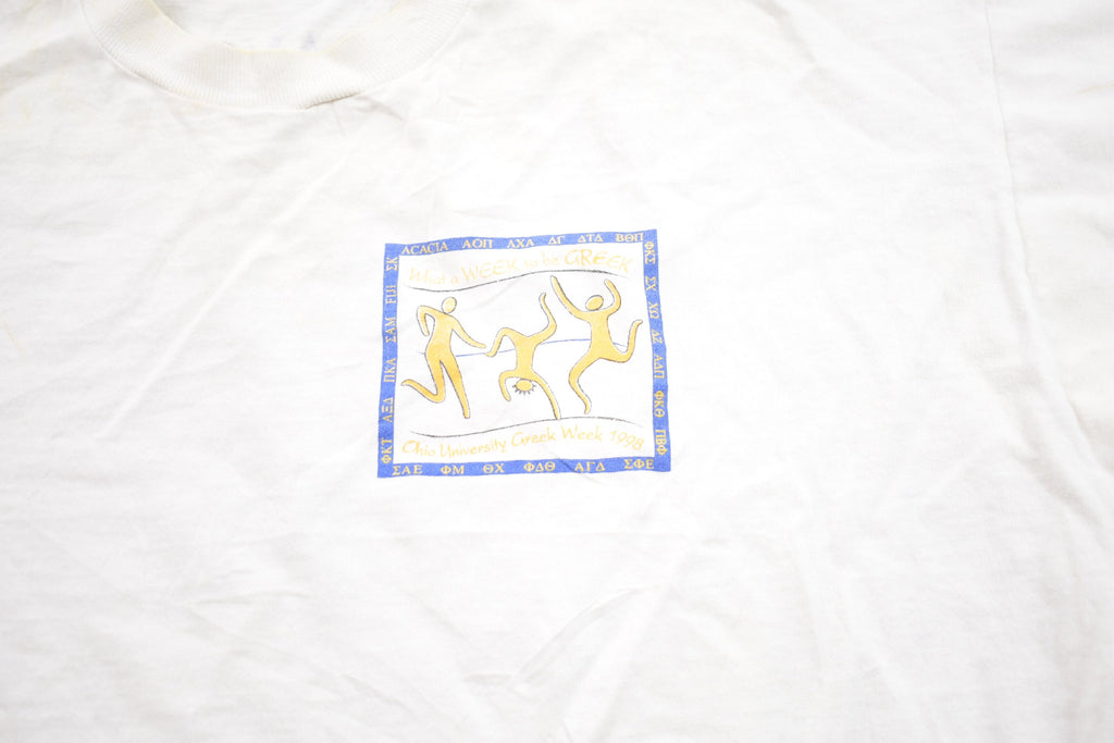 Vintage 1998 University of Ohio Greek Week Collegiate T-Shirt