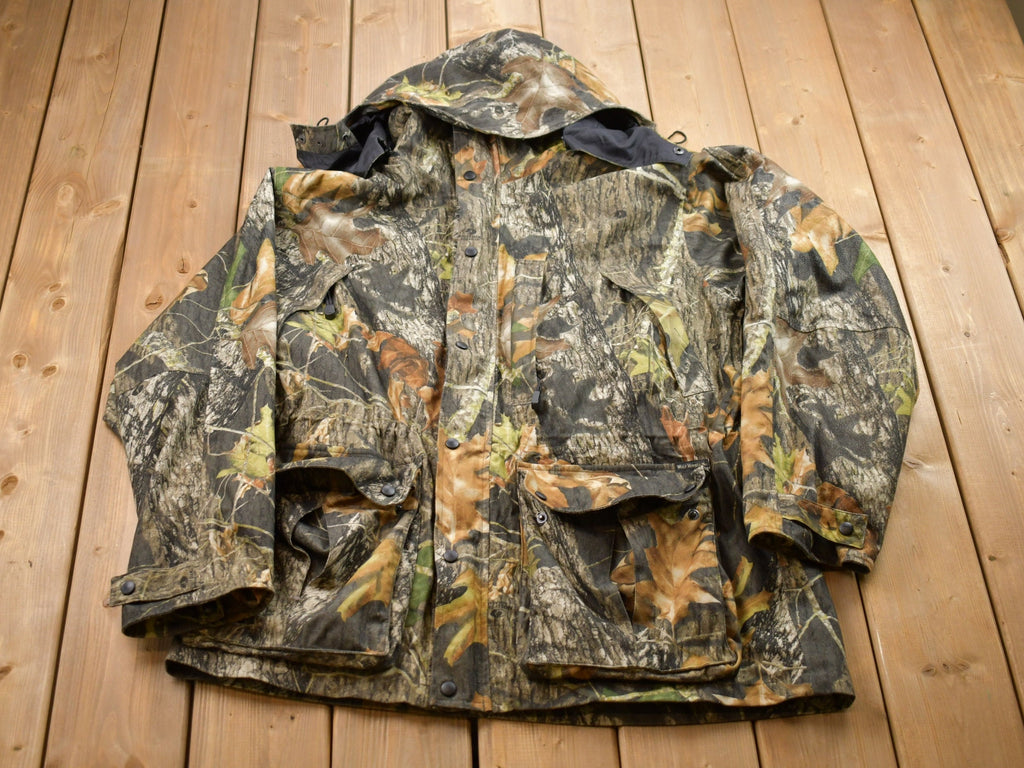 Vintage 1990s Wolf Mountain Hunting Wear Windbreaker Jacket