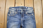 Vintage Y2K Miss Me Bedazzled Low Rise Jeans Size 26x33