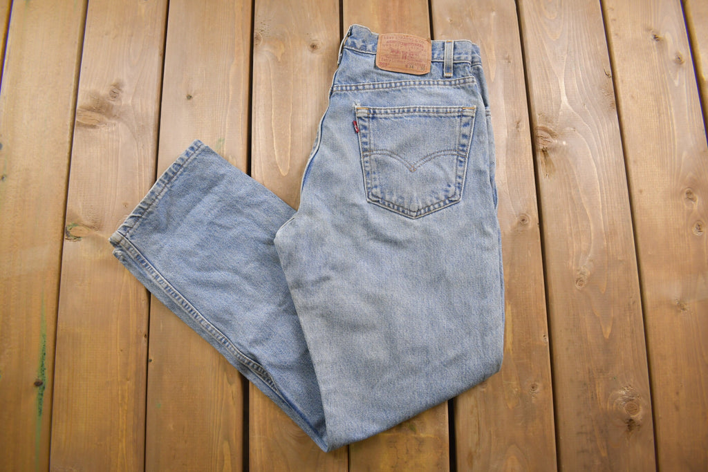 Vintage 1990s Levi's 505 Red Tab Jeans Size 32 x 30