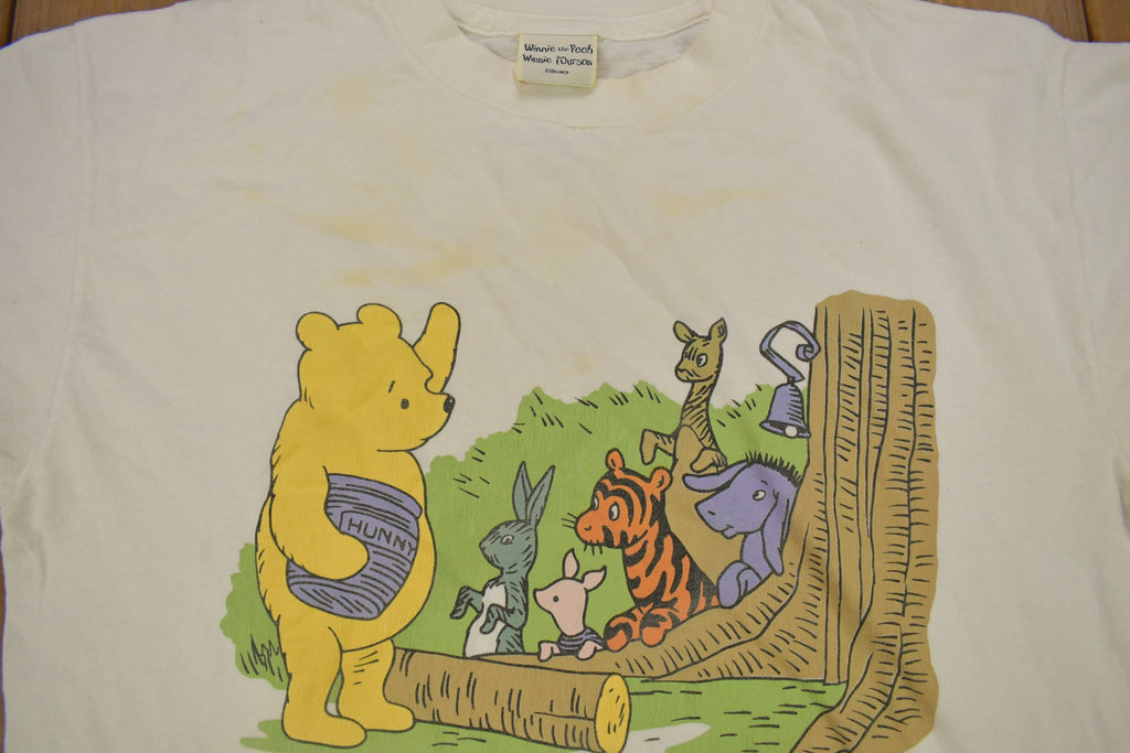Vintage 1990s Winnie The Pooh Cartoon Promo T-Shirt