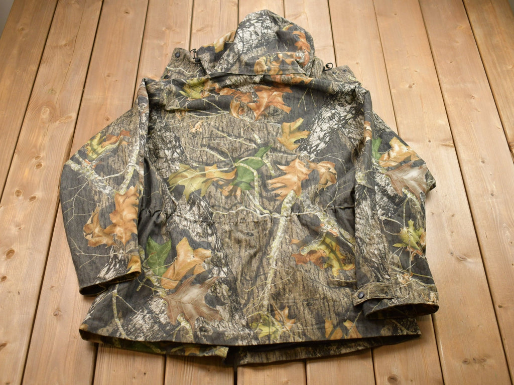Vintage 1990s Wolf Mountain Hunting Wear Windbreaker Jacket