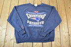 Vintage 1990s New England Patriots Eastern Champions NFL Lee Sport Crewneck Sweatshirt