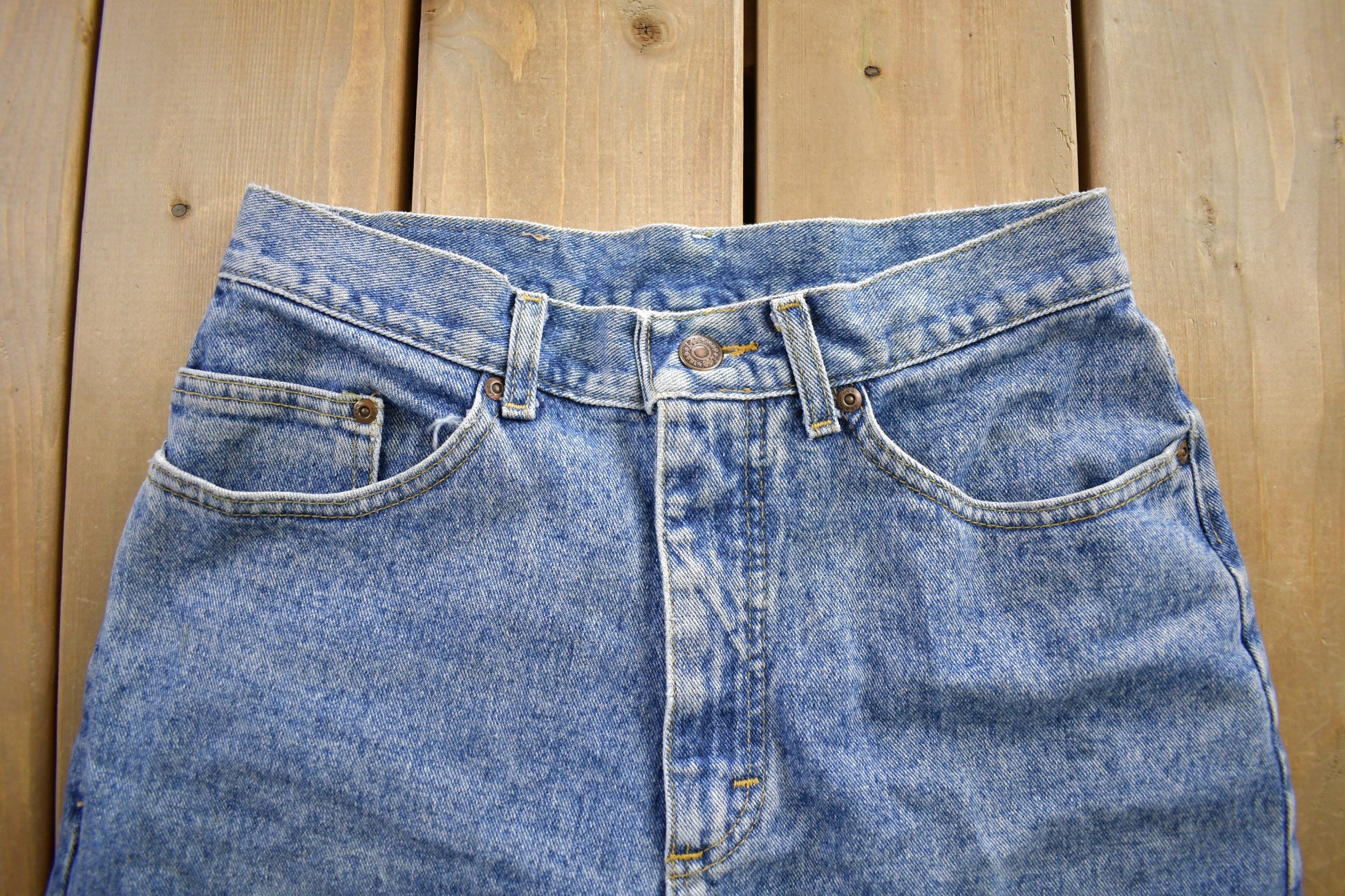Vintage 1980s Lee Denim Jeans Made In USA Size 28x28