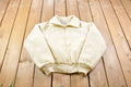 Vintage 1990s Robbe White Bomber Jacket