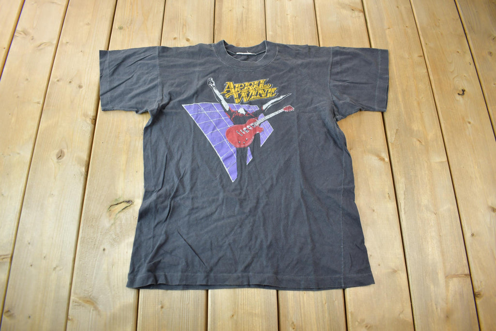 Vintage 1982 April Wine Power Play World Tour Single Stitch Band Tee