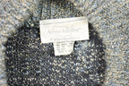Vintage Knitted Across America Silver Floral Sweater