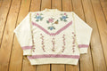 Vintage Alfred Dunner Knitted Floral Mock Neck Sweater