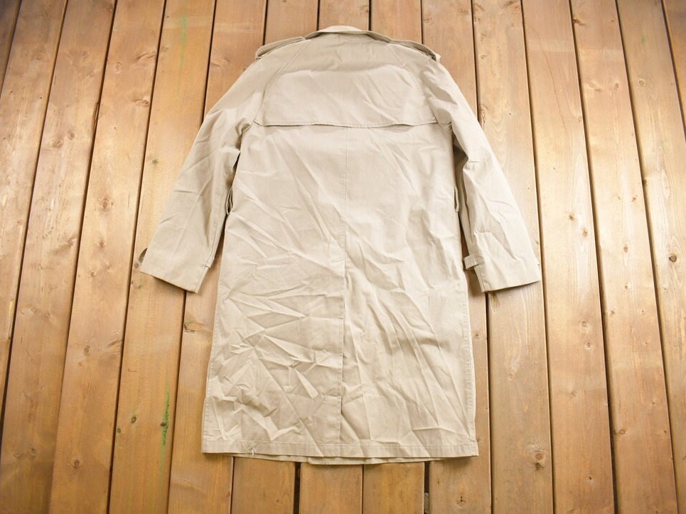 Vintage 1990s Full Length Trench Coat