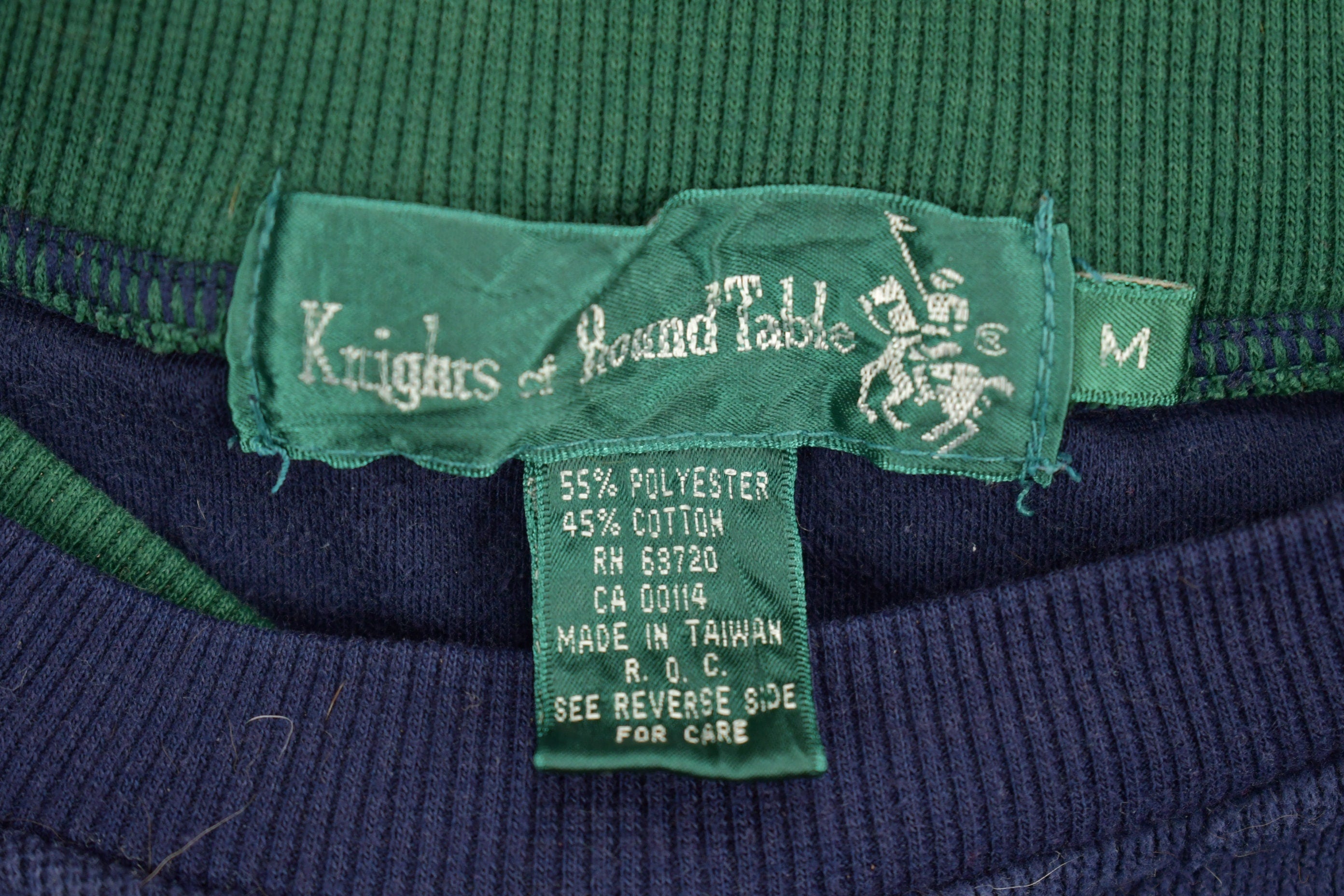 Vintage 1990s Knights Of Round Table Embroidered Crewneck Sweatshirt