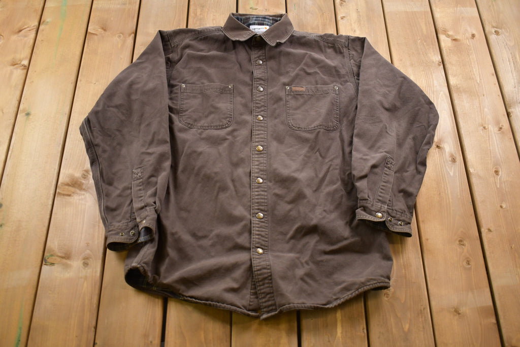 Vintage 1990s Carhartt Shirt Jacket
