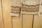 Vintage 1980s Tundra Wool Knit Cardigan Sweater Men's Medium