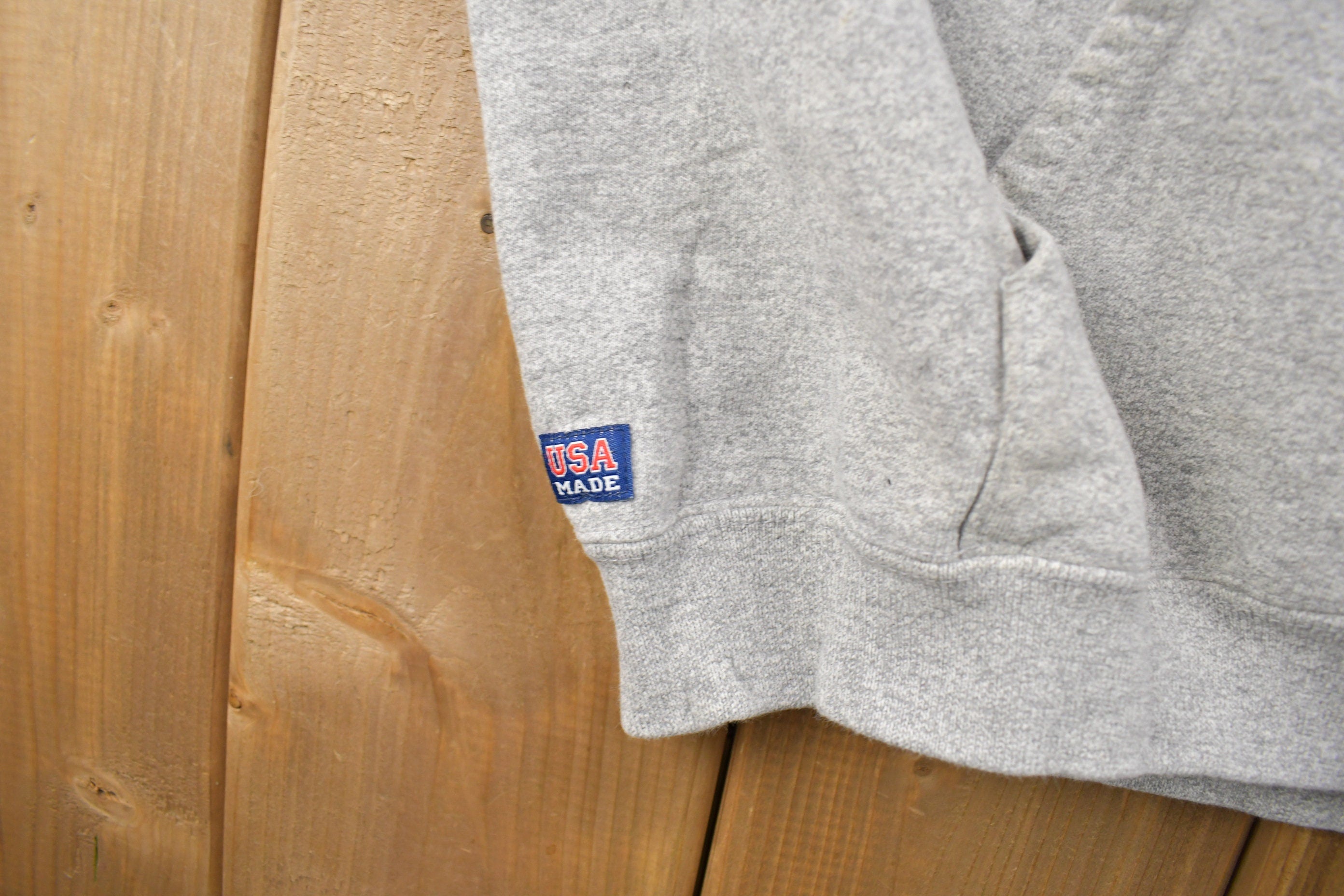 Vintage 1990s Eastern Illinois University Collegiate Hoodie  Heavyweight  NCAA Sweatshirt  Sportswear  Americana  Made In USA