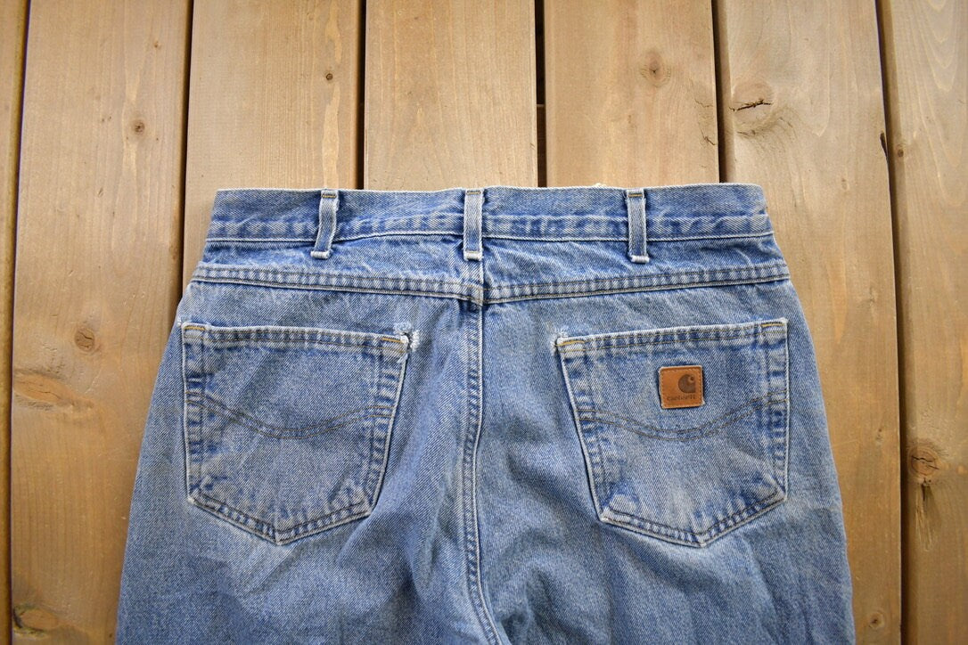 Vintage 1990s Carhartt Blanket Lined Pants Size 32x30