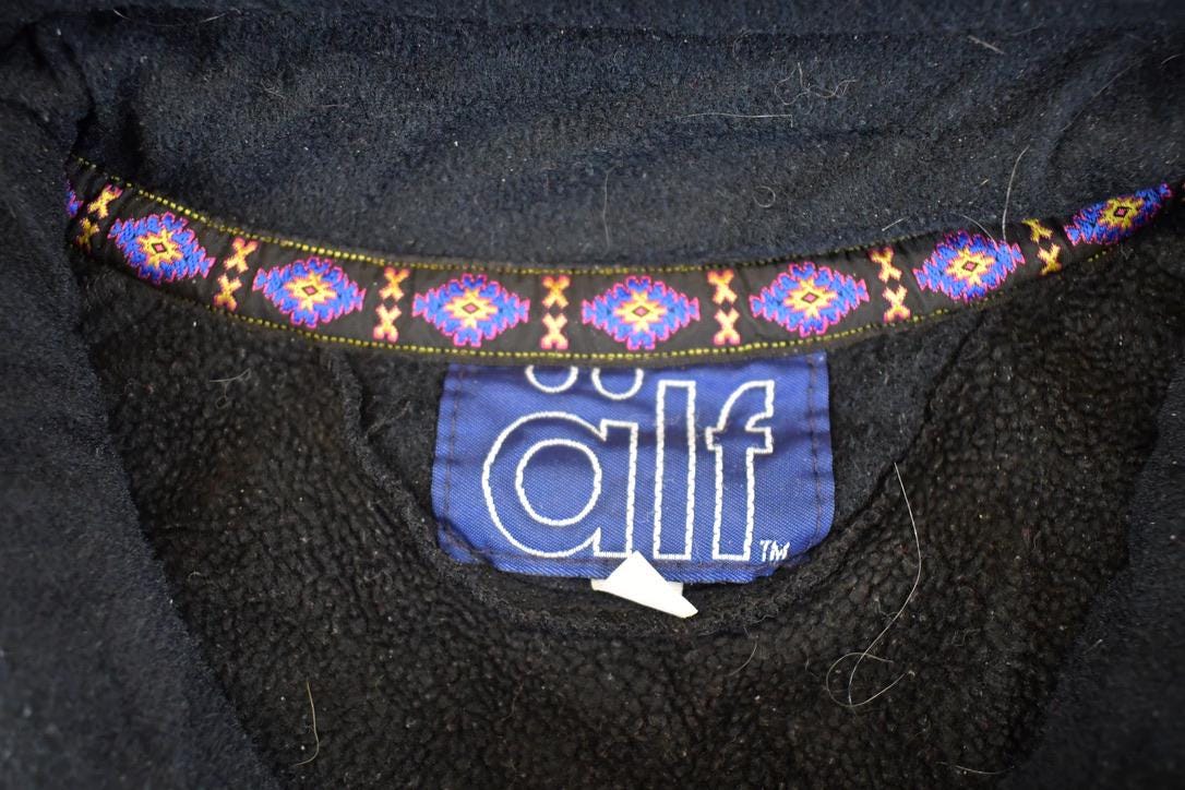 Vintage 1990s Alf Fleece Sweater Vest Women's XL