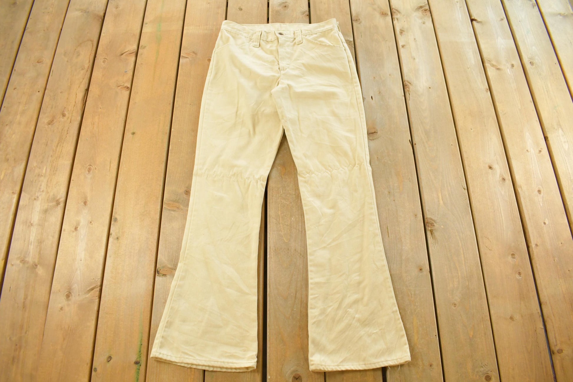 Vintage 1970s Sears Flared Pants Size 30 x 31