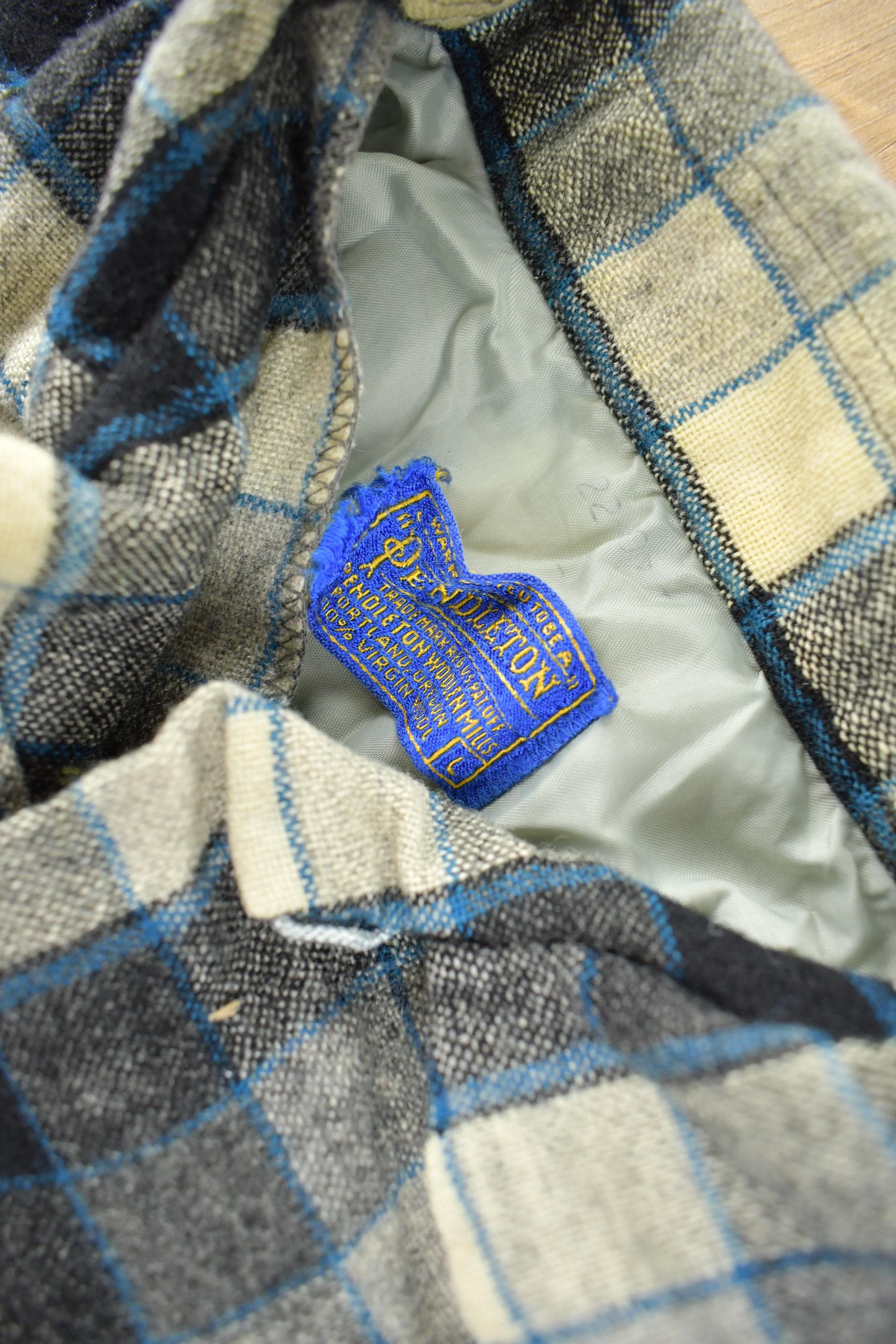 Vintage 1980s Pendleton Plaid Button Up Shirt