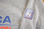 Vintage 1990s Nautica Competition Fleece Sweater Men's M / Outdoorsman / 90s Outdoorsman Sweater / Fleece Hiking Zip up